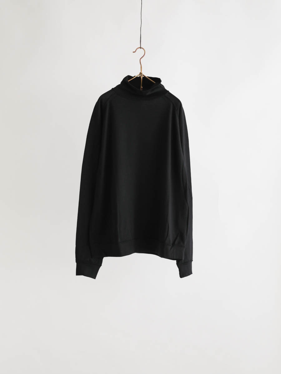 alvana アルヴァナ ウールタートルネックTシャツ（ブラック） メイン画像