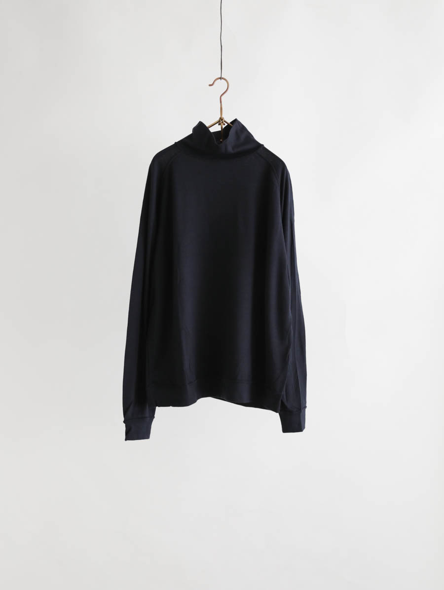 alvana アルヴァナ ウールタートルネックTシャツ（ブラック） メイン画像