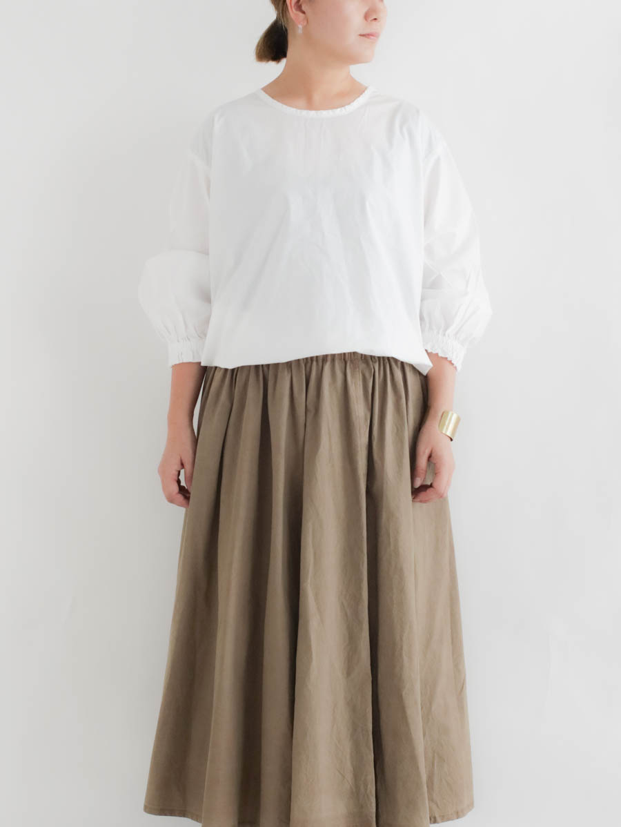 ARTE POVERA アルテポーヴェラ タイプライタークルーシャツ（ホワイト） メイン画像