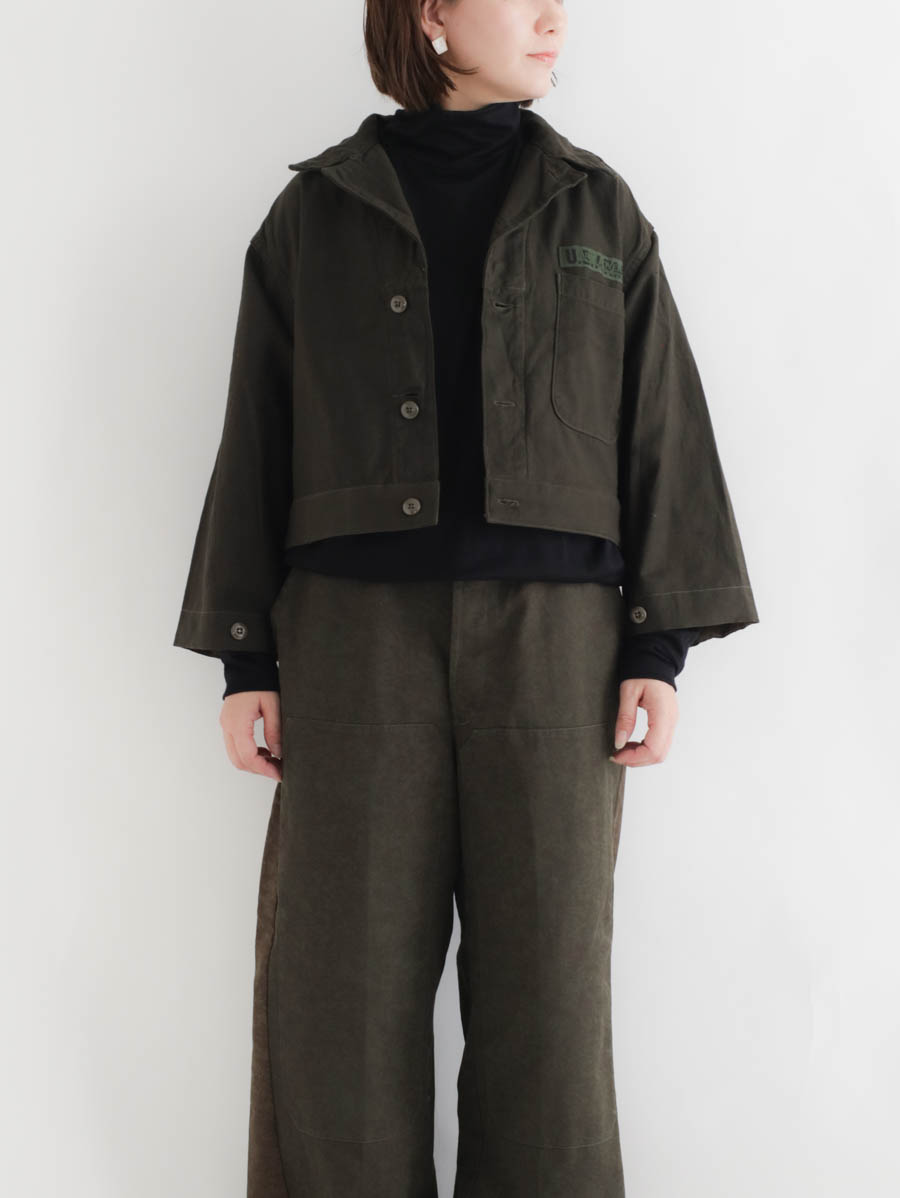 ARTE POVERA アルテポーヴェラ U.Sコットンカバーオール RE-ショートジャケット メイン画像