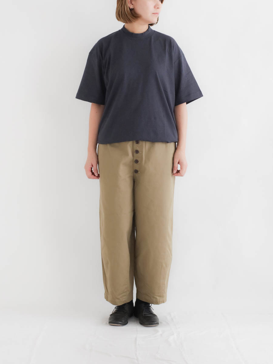 HARVESTY ハーべスティ ハイウエストサーカスパンツ（ベージュ）メイン画像