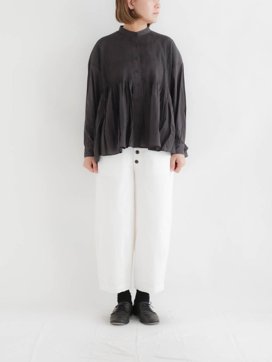 HARVESTY ハーべスティ ハイウエストサーカスパンツ（オフホワイト）メイン画像