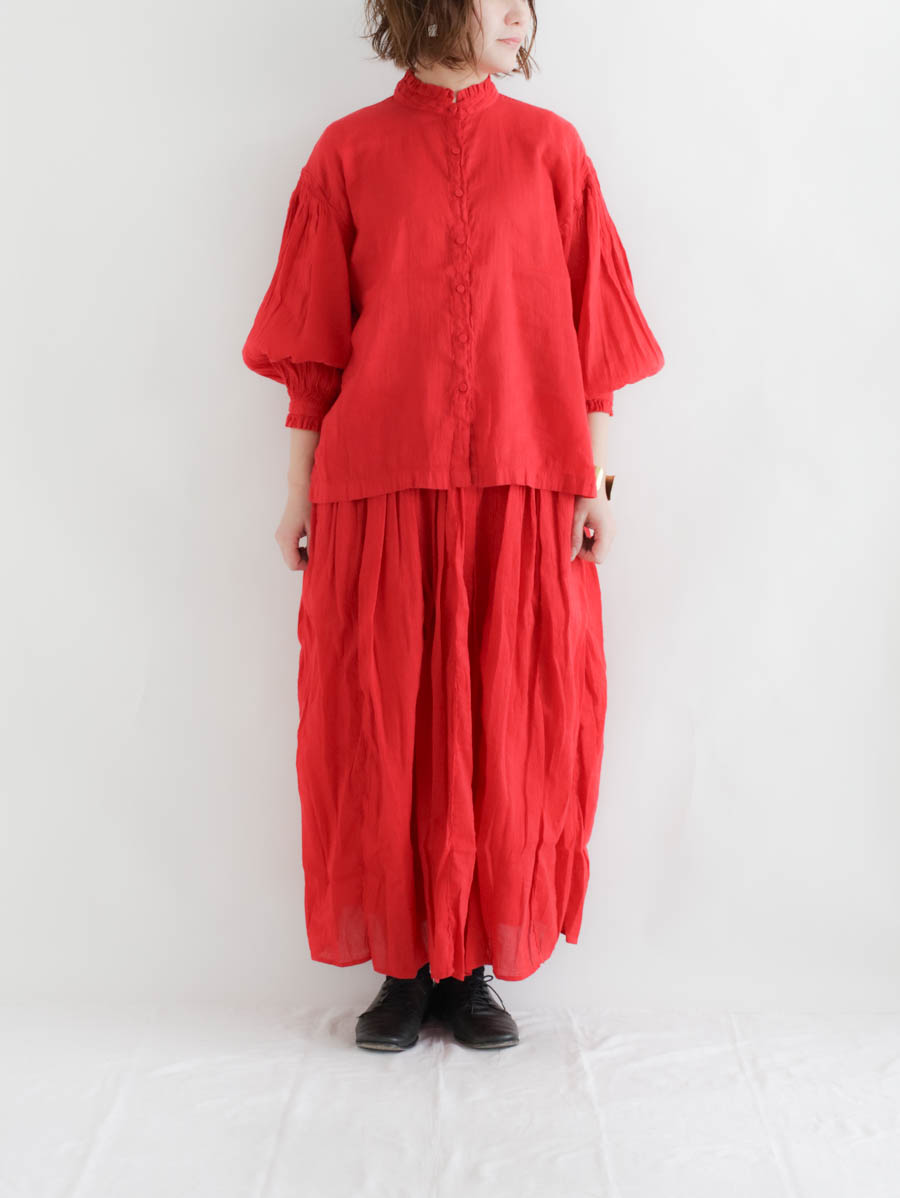 maison de soil メゾンドソイル ギャザースカート メイン画像
