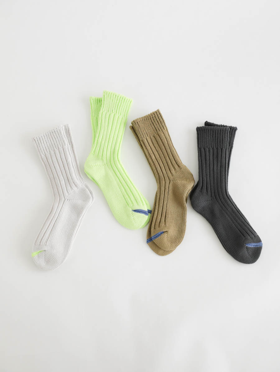 ROTOTO ロトト チャンキーリブクルーソックス メイン画像