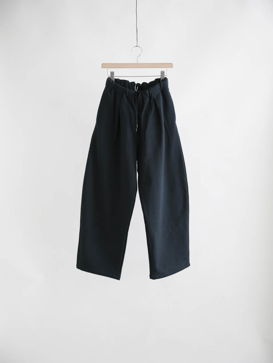 STILL BY HAND スティルバイハンド ジャージーワイドパンツ(ダークネイビー) メイン画像