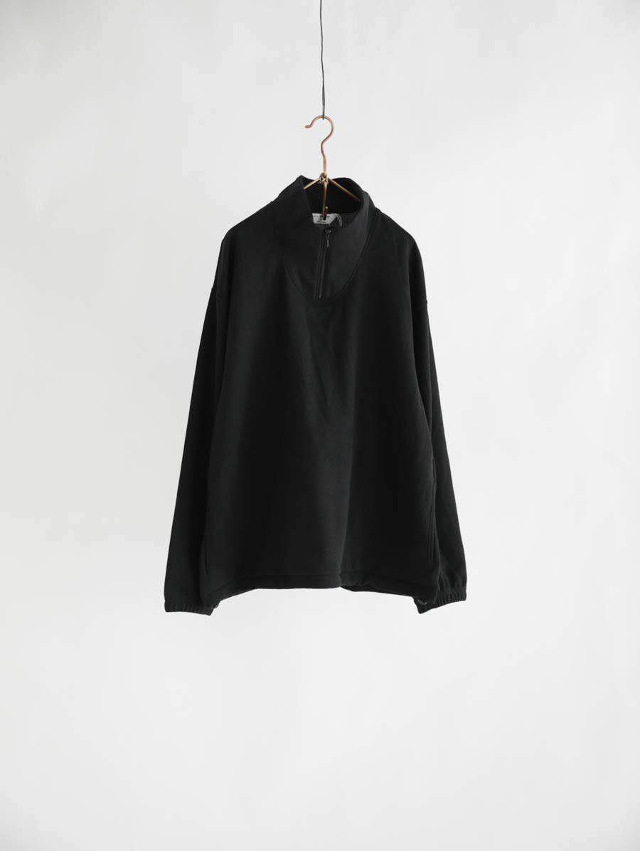 STILL BY HAND スティルバイハンド ハイネックジップジャンパー（ブラック） メイン画像