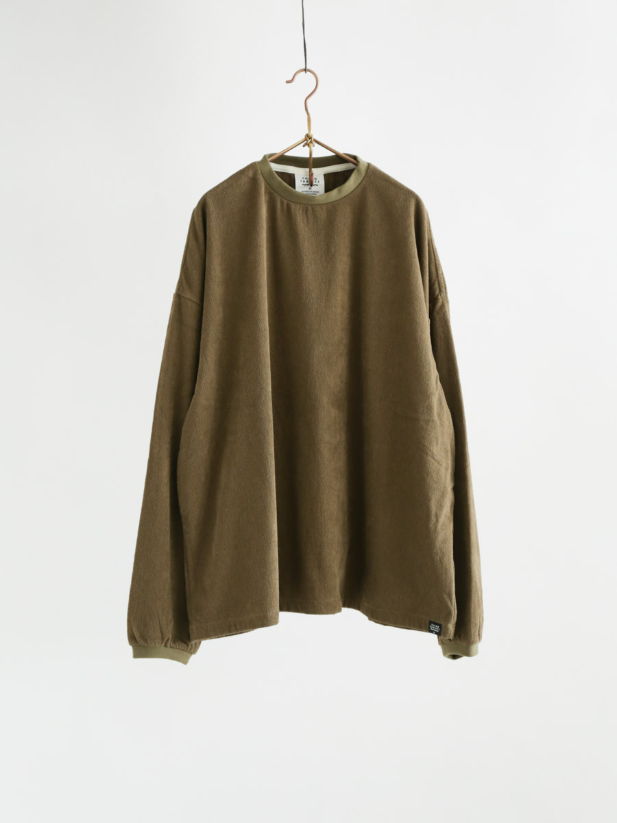 tHING FABRICS シングファブリックス / TF Long sleeve T-shirt オリーブ